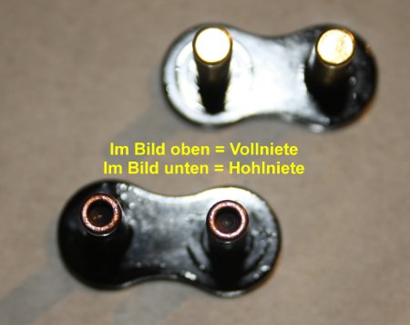Unterschied Hohlniete Vollniete Informationsblatt
