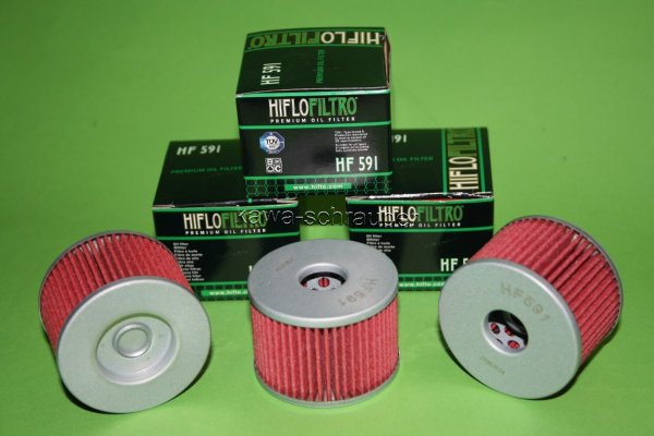 3x HF591 HiFloFiltro Ölfilter im Sparpaket