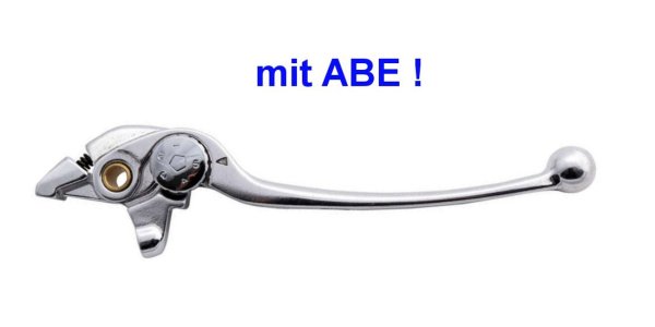 Bremshebel silber mit ABE Kawasaki Versys 650 Bj. 2009-2014