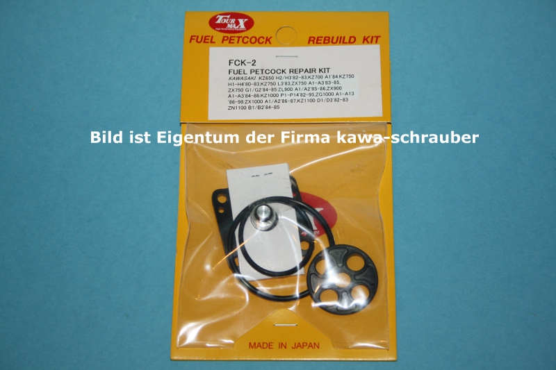 Benzinhahn Reparatursatz FCK-2 Kawasaki GPZ750 GPZ900R Yamaha XJ650 XJ9600 XS400