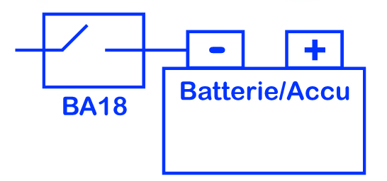 Batterie Trennschalter vollisoliert BAAS BA18