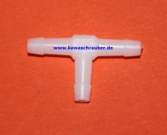 Kunststoff Schlauchverbinder Abzweigverbinder T-Verbinder 3mm Innendurchmesser