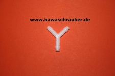 Kunststoff Y Schlauchverbinder Abzweigverbinder  Y-Verbinder Verbindungsstutzen 4mm