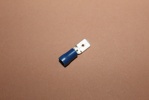 Kabelverbinder Flachsteckzunge blau 6,3mm Dresselhaus