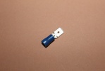 Kabelverbinder Flachsteckzunge blau 6,3mm Dresselhaus Kabelverbinder Flachsteckzunge blau 6,3mm Dresselhaus