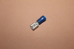 Kabelverbinder Flachsteckhlse blau 6,3mm Dresselhaus