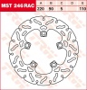 110/89/220 MST246RAC Bremsscheibe von TRW mit ABE