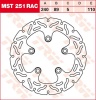 110/89/240 MST251RAC Bremsscheibe von TRW mit ABE