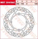 134/118/250 MST304RAC Bremsscheibe von TRW mit ABE