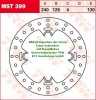 130/126/240 MST399 Bremsscheibe von TRW mit ABE