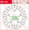 150/132/267 MST423 Bremsscheibe von TRW mit ABE 150/132/267 MST423 Bremsscheibe von TRW mit ABE