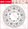 134/118/320 MSW113RAC Bremsscheibe von TRW mit ABE