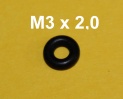 O-Ring lfest 3x2,0 M3 x 2,0