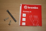BREMBO Stift und Spange Stiftsatz 22.5089.21 fr Bremszange PF2 28D