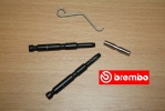 BREMBO 2x Stift und Spange Stiftsatz 20.2742.10 fr Bremszange P2F 08