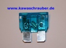 Flachstecksicherung Sicherung 15A 15 Ampere Flachstecksicherung Sicherung 15A 15 Ampere