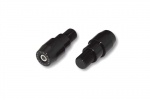 HIGHSIDER Lenkergewichte für 1 Zoll Lenkerendenspiegel, Alu, schwarz eloxiert, für diverse YAMAHA Originallenker mit Innengewinde, Paar HIGHSIDER Lenkergewichte für 1 Zoll Lenkerendenspiegel, Alu, schwarz eloxiert, für diverse YAMAHA Originallenker mit Innengewinde, Paar