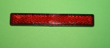 Daytona Reflektor rot rechteckig mit selbstklebender Folie 100 x 13 mm E-geprft