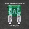 Mini Flachstecksicherung Sicherung 30A 30 Ampere