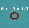 Dichtring Dichtung Kupfer massiv Dresselhaus DIN7603A 6x10x1,0 Dichtring Dichtung Kupfer massiv Dresselhaus DIN7603A 6x10x1,0