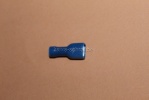 Kabelverbinder Flachsteckhlse blau 6,3mm vollisoliert Dresselhaus