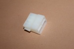 Gehäuse männlich 4-polig weiß Hella für 6,3mm Stecker Gehäuse männlich 4-polig weiß Hella für 6,3mm Stecker