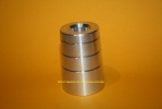 Qualitts- Sturzpad / Crashpad Aluminium CNC-bearbeitet  65mm konisch 40 bis 45mm  M10