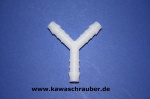Kunststoff Y Schlauchverbinder Abzweigverbinder  Y-Verbinder Verbindungsstutzen 9mm