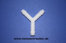 Kunststoff Y Schlauchverbinder Abzweigverbinder  Y-Verbinder Verbindungsstutzen 9mm