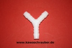 Kunststoff Y Schlauchverbinder Abzweigverbinder  Y-Verbinder Verbindungsstutzen 10mm